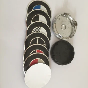 

4pcs 56mm 60mm 65mm 68mm Car Wheel Center Cap Badge dust-proof covers emblem sticker car Styling accessories