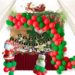 Набор воздушных шаров Рождество отель торговый центр школьные декоративные 12-дюймовый Рождество резиновые воздушные шары подвесной флаг