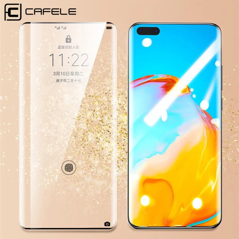 Закаленное стекло Cafele с полным покрытием для Huawei P40 pro защита экрана защитой от
