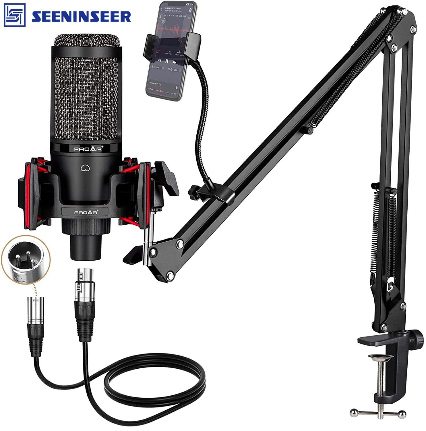 Condenser Microphone Professional Xlr 