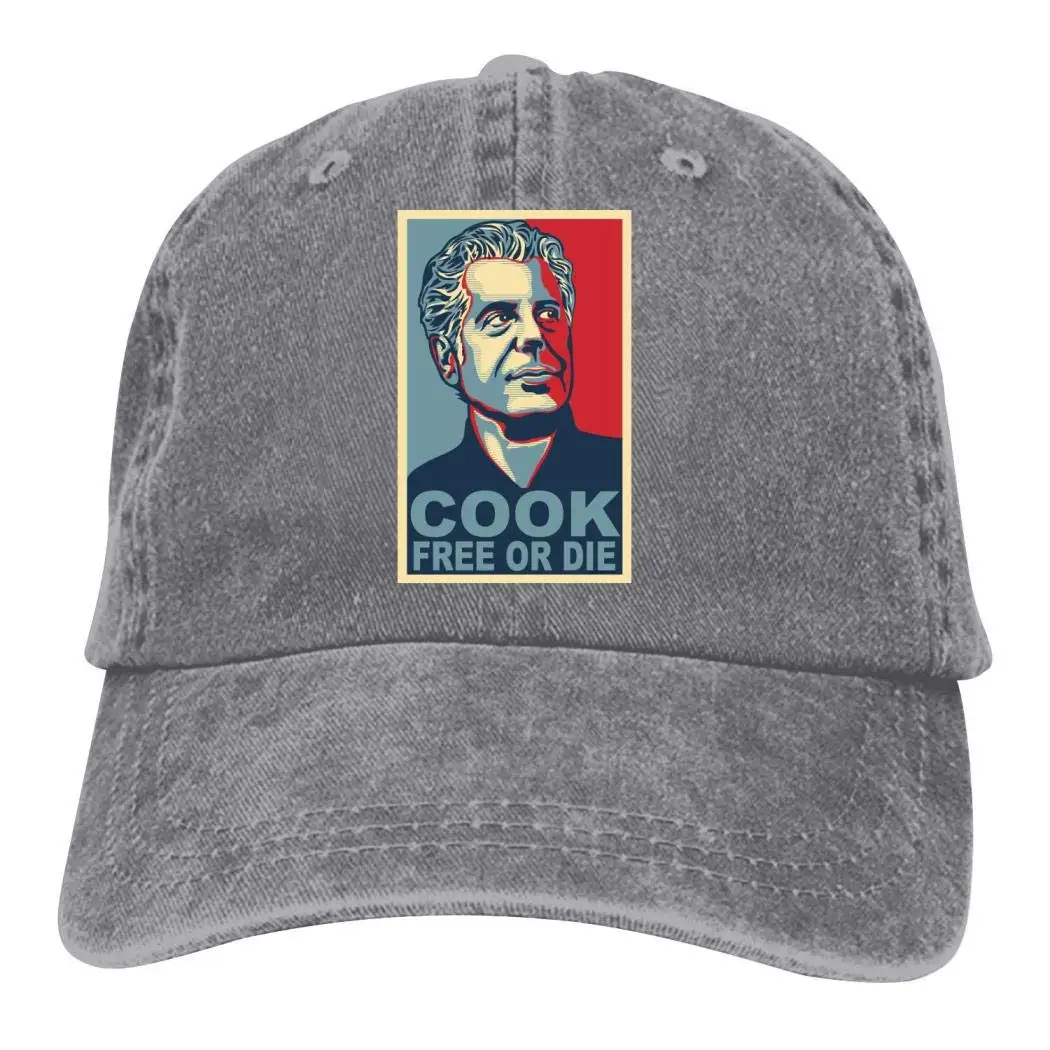 An-thony Bour-dain регулируемый взрослый моющийся Ковбой шляпа от