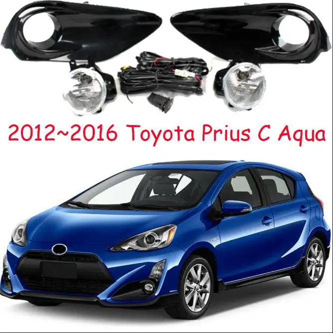 Автомобильный БАМПЕР фара для Toyota Prius противотуманная фара C Aqua 2012~ 2016y галогенная лампа 4300K провод hanress фара для Prius противотуманная фара - Цвет: picture