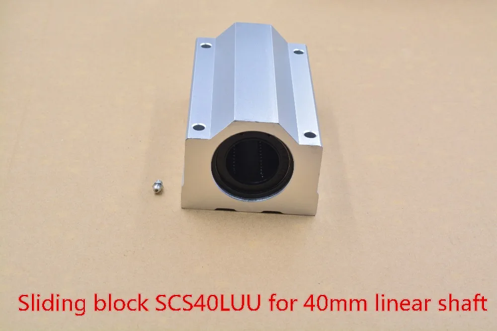 SC40LUU SCS40LUU подшипник 40 мм линейный скольжения блок для Круглый прямой стержень XYZ