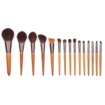 

15Pcs/Set Makeup Brushes Tool Cosmetic Powder Eye Shadow Foundation Blush Blending Beauty Make Up Brush professional Log Style