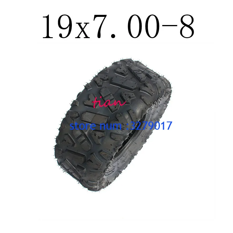 Hot Sale Good Quality GO KART KARTING ATV UTV Buggy 19X7.00-8 Inch Wheel Tubeless Tyre Tire