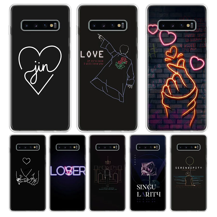 Чехол Love Yourself для Samsung Galaxy A6 A7 A8 2018 A10 A20 A30 A40 A50 A20E мягкий силиконовый чехол задней