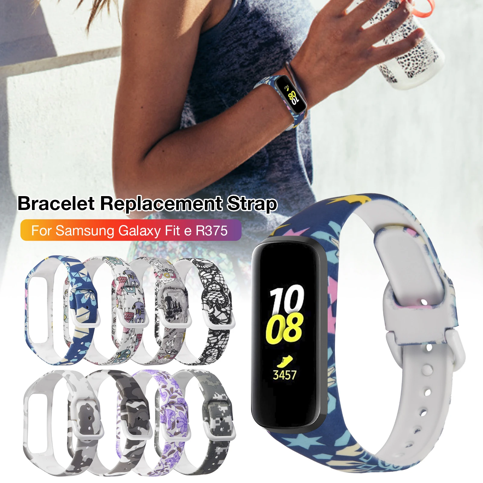 Stralend Kwijting Bloemlezing Wristband Strap Samsung Galaxy Fit E | Samsung Galaxy Fit E Fitness Band -  Silicone - Aliexpress