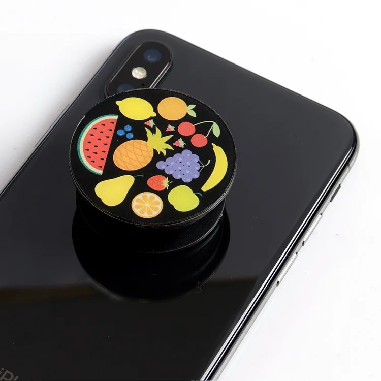 Держатель для мобильного телефона с фруктовым узором, кронштейн для кольца, расширяемый кронштейн для iPhone X XS XR 8 7 6s samsung millet huawei