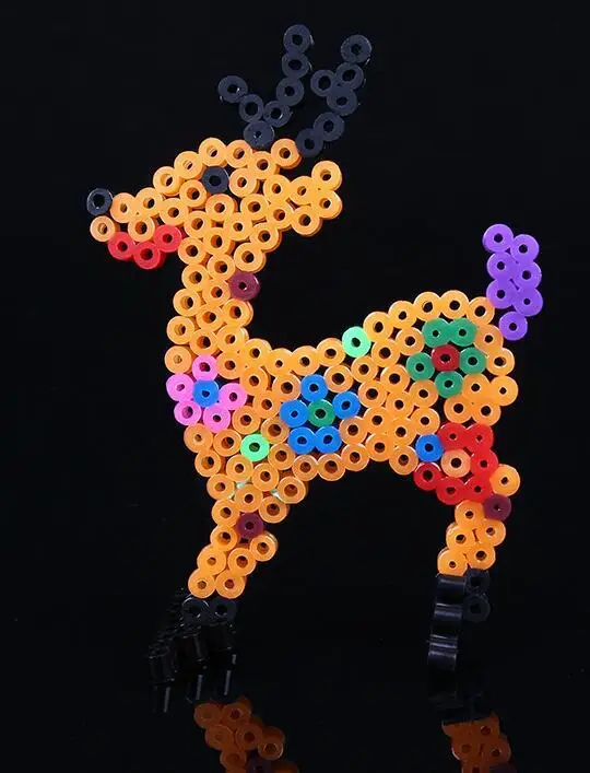 18 Grid 5 Mm Pinpindoudou Set Refill Non-Accessories Fusion Beans Unisex Beans Children DIY Educational Toy