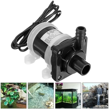 

DC 12V Solar Powered Water Pump Motor 700L/H Brushless Magnetic Submersible Pumps Electric Submersible Water Power Pumps