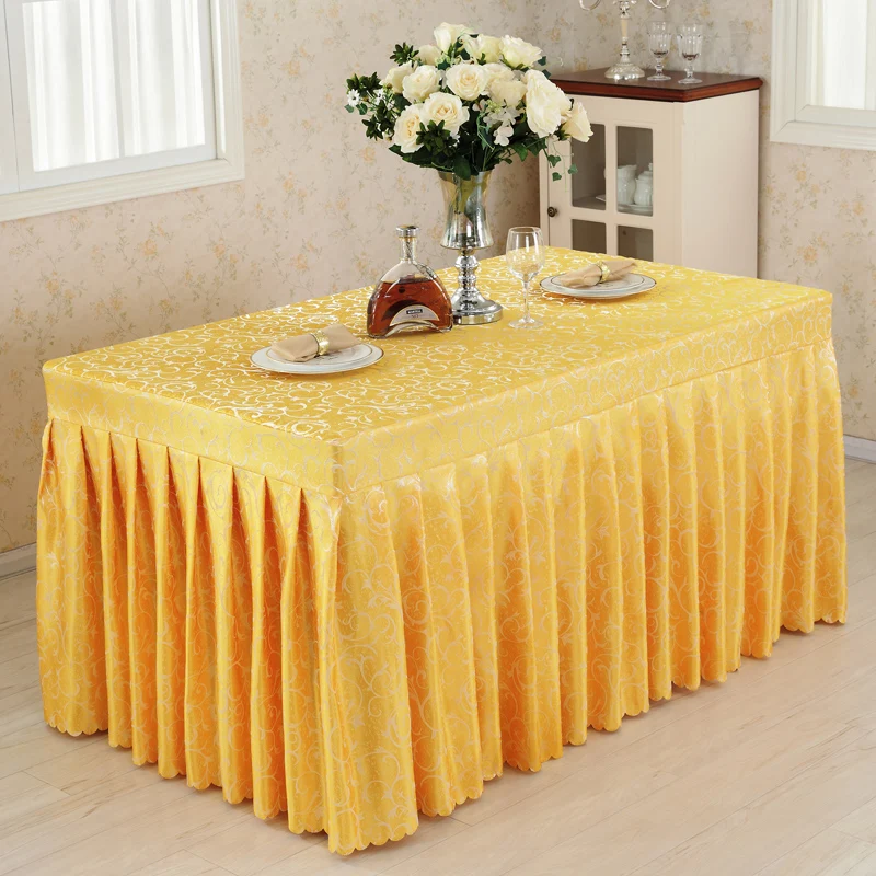 Polyester Jacquard Conference Table Skirting Cover