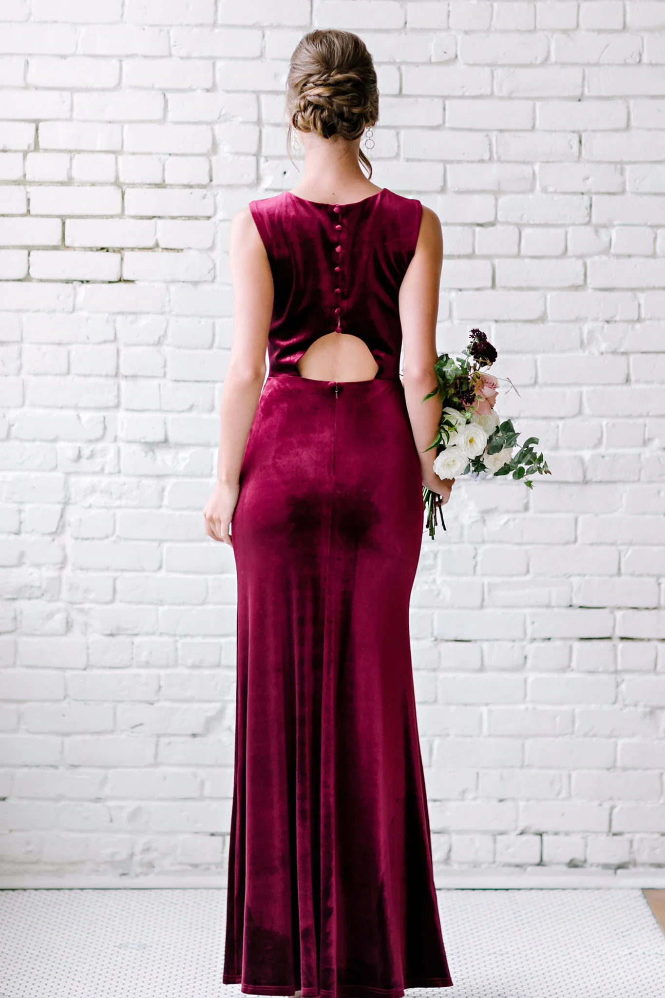 Бордовые Платья для подружки невесты длинные велюр платье-Русалка Vestido Madrinha свадебное платье для гостей vestido de festa