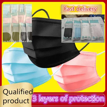 

masque mascarilla high quality Non-woven Disposable Mouth Mask Safety Mask Earloop Face Mask mascarillas maske mascherine