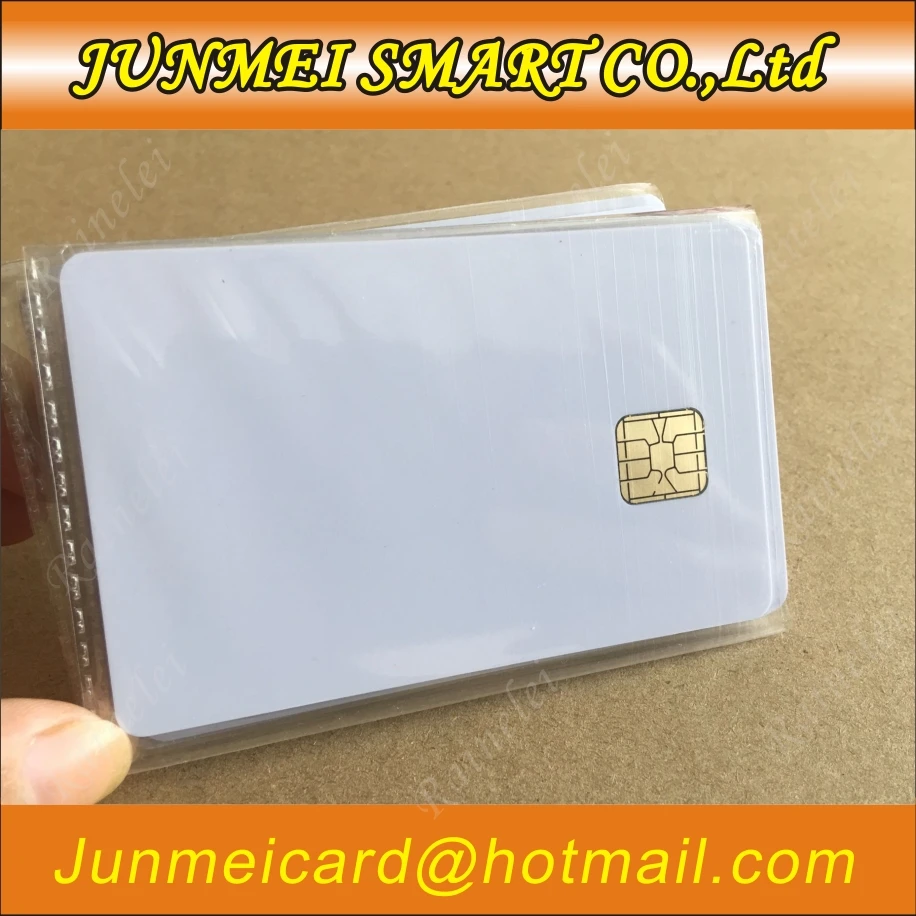 Tarjeta inteligente SLE 4428, dispositivo de contacto en blanco, PVC, 13,56 MHZ, Rfid, 2 uds.