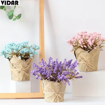 

VIDAR Nordic Artificial Dried Flowers Plastic Gypsophila Flowers Bouquet Vintage Newspaper for Wedding Dry Flower Babysbreath