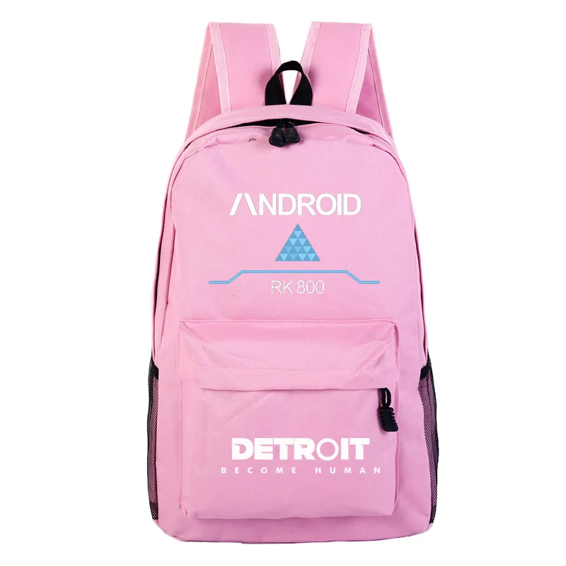 Рюкзак через плечо Detroit Been Human variable, поколение жира, исключительно для оптовой продажи по индивидуальному заказу - Цвет: Pink