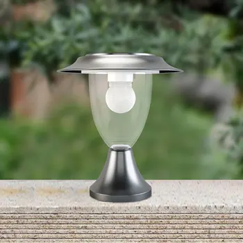 

Remote control Solar PIR Motion Sensor White & Color Changing Garden Post Fence Top Light Wall Lamp Modern Fixture