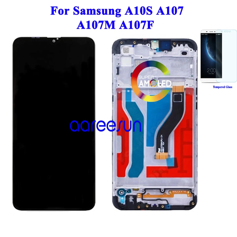 Оригинальный ЖК-экран для Samsung A10S A107 ЖК-дисплей A107M A107F сенсорный дигитайзер в