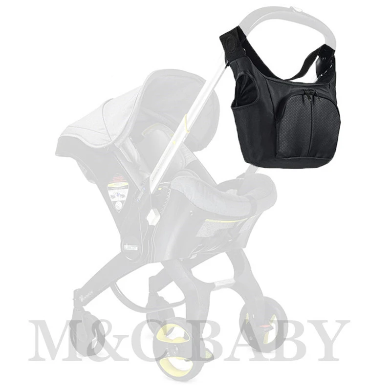 Baby Strollers vintage Storage Bag Essentials Bag Compatible With Doona/Foofoo Infant Car Seat Stroller Mom Bag Black Color baby stroller accessories diy	