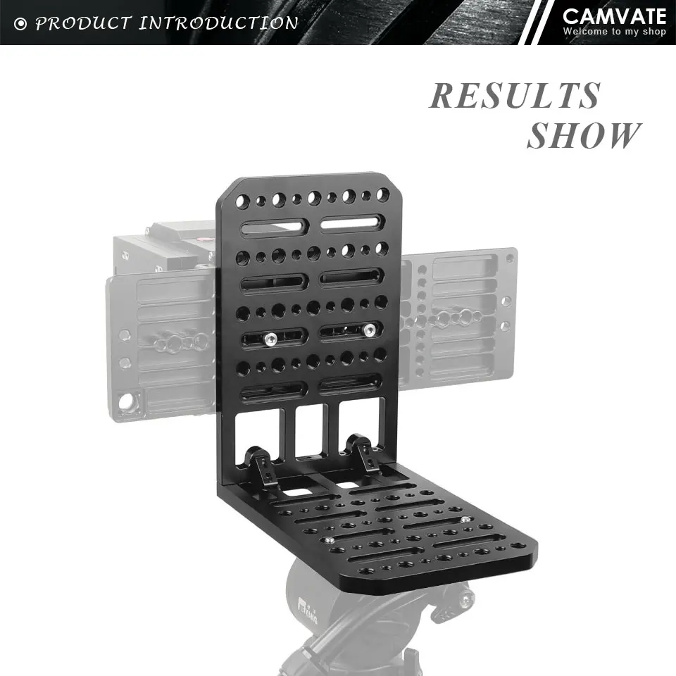 Universal Cheese Plate Camera L Bracket Mounting Plate With 1/4"3/8" Thread Hole