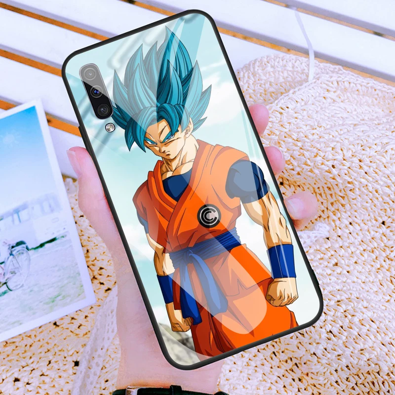 Dragon Ball стекло чехол для телефона для galaxy Note 8, 9, 10, плюс S8 S9 S10E по индивидуальному заказу Гоку чехол для телефона для sumsung A10 20 30 40 50 60 70 чехол - Цвет: 80590