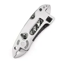 Outdoor camping multi-functional pliers multi-functional wrench tool combination