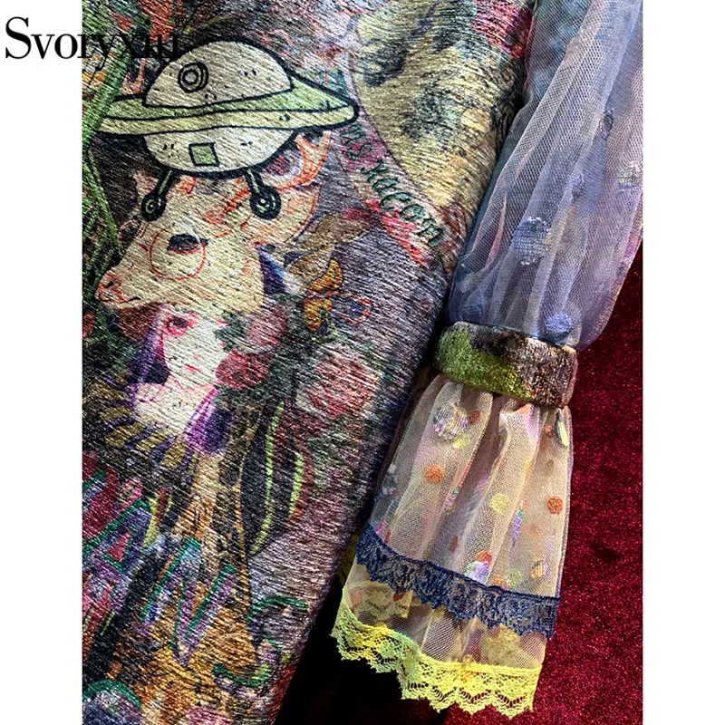 Svoryxiu Designer Vintage Autumn Winter Party
