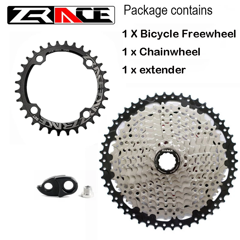 Zracing 104BCD 32 T/34 T/36 T/38 T цепь+ 9 S Freewheel 40T 42T группа набор, 9 скоростей большие кассеты комплект для Eagle SRAM