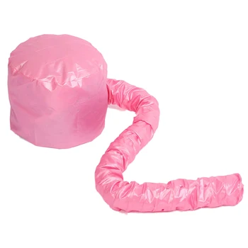 

Easy use Hair perm hair dryer nursing dye hair modelling warm air drying treatment cap home safer than electric cap(pink)