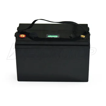شراءبطاريات Lifepo4 12 فولت 100 أمبير أيون الليثيوم ذات دورة عميقة BMS المدمج في حياة طويلة RV Lifepo4 بطارية