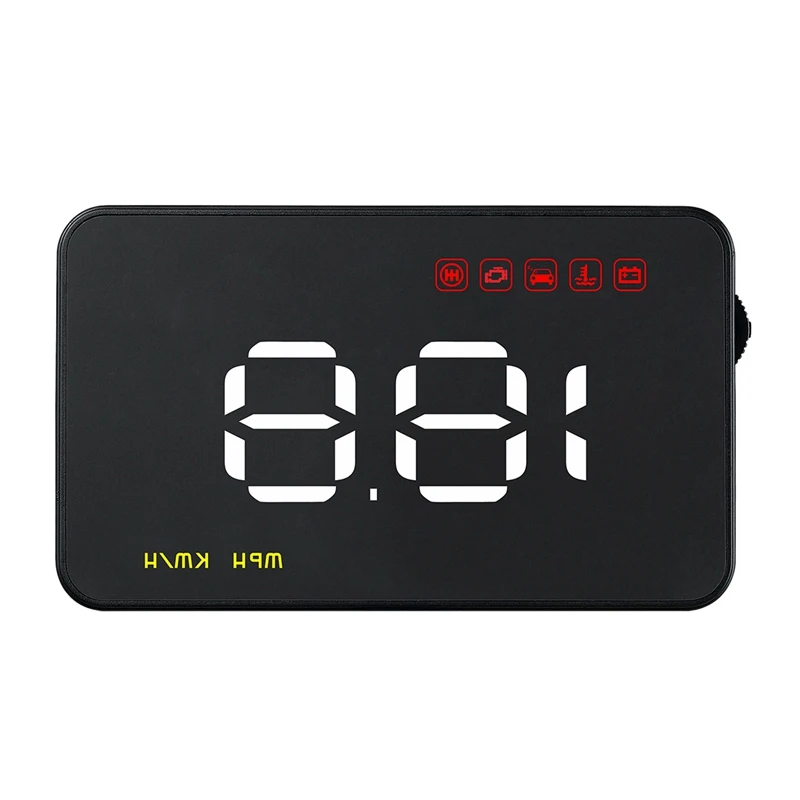 Автомобильный Hud Дисплей Obd2 Gps Скорость Дисплей Скорость Предупреждение Sys A100
