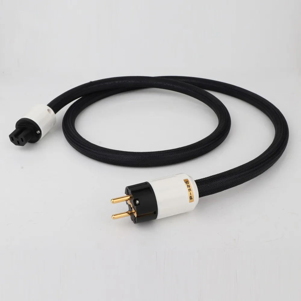 Preffair 10AWG HIFI Power Cable with EU Plug Cord Tube Amp DVD Audiophile | Электроника
