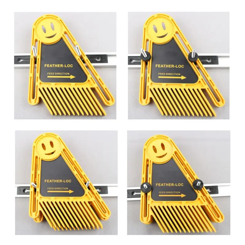 

1 Set Multi-purpose Feather Loc Board Set Woodworking Flip-chip Engraving Machine Miter Gauge Slot Woodworker DIY Tools
