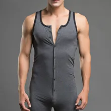 БЕЗРУКАВНОЕ Мужское боди удобное хлопковое белье сексуальное мягкое нижнее белье борцовское трико короткий комбинезон цельное нижнее белье