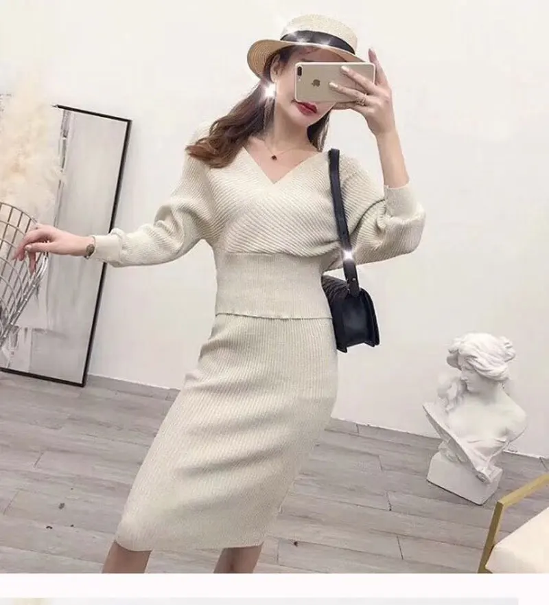 Свитер без спинки Соблазнительное женское платье больших размеров свитер в