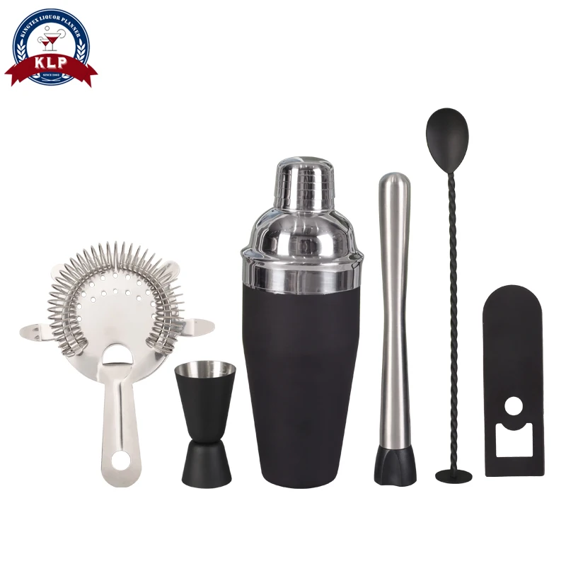 

High Quality Metal Bar Sets Cocktail Tool Kit Stainless Steel Cocktail Shakers Making Set