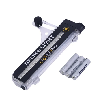 

Outdoor Bicycle Hub Light Waterproof Rear Light With Remote Control 3 Flash Modes Finding Bike Function Warning Lamp