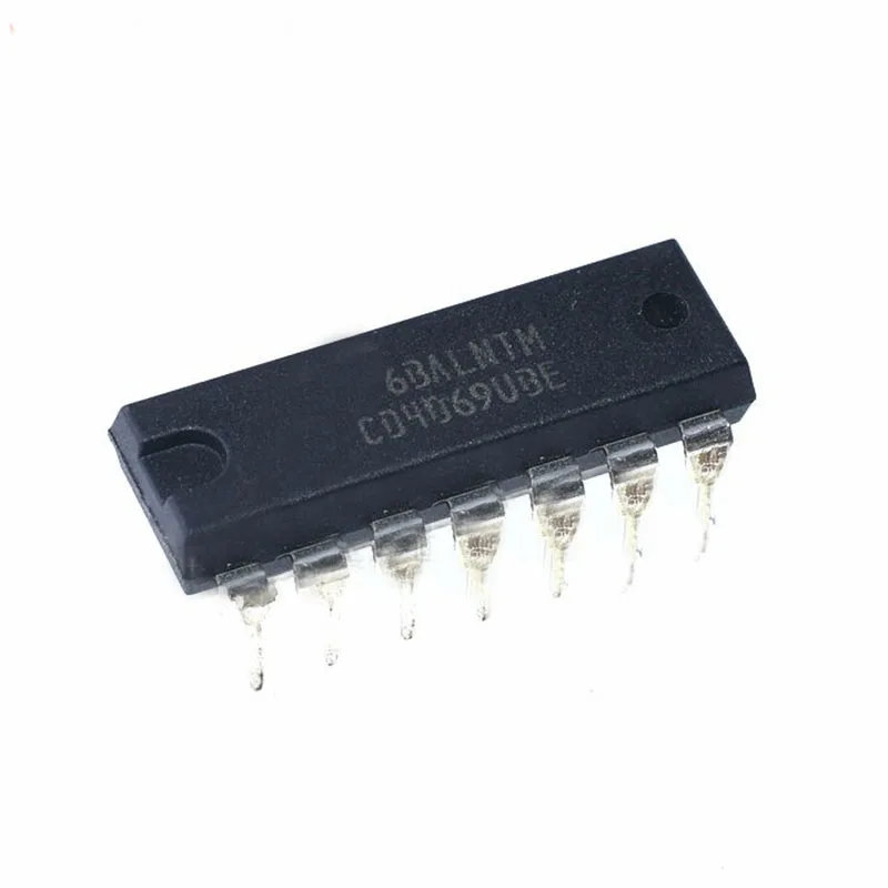 

20PCS/LOT CD4069UBE DIP-14 CMOS Six Not Gate