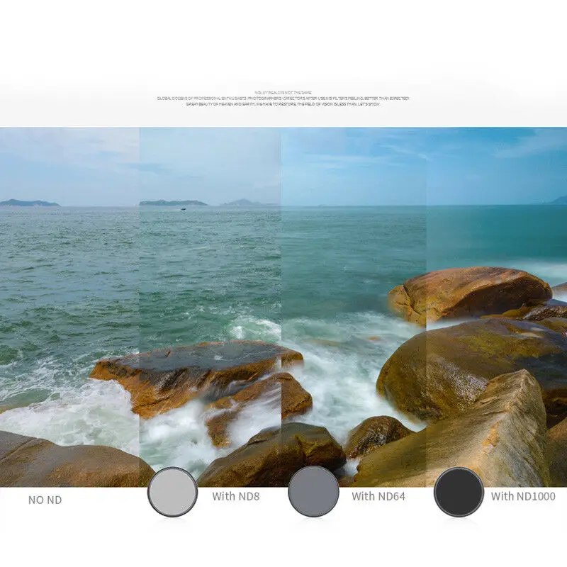 52mm 58mm 62mm 67mm 77mm 82mm ND 1000 Neutral Density ND 1000 Lens Filter ND1000 Ultra Thin for Canon Nikon Sony Camera 6