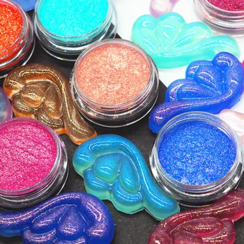 

Galaxy Chrome Pigment laser Holographic Resin Coloring Glitter Color Shift Pigment Candy Rainbow Effect Pigment Resin Colour