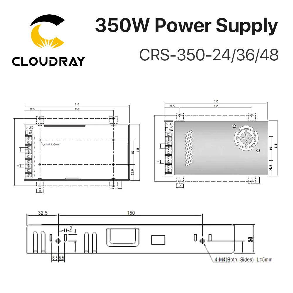 cloudray crs 350 fonte de alimentacao 24v 36v 04
