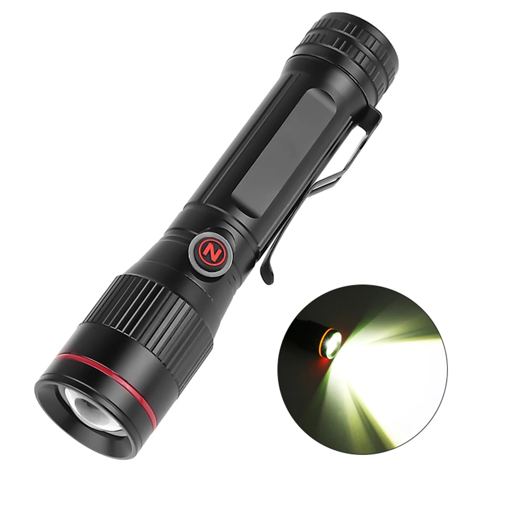 Яркий фонарик, P8 светодиодный фонарь, USB Перезаряжаемый фонарик, фонарь с зумом, мощный охотничий фонарик, водонепроницаемый фонарь 18650