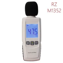 RZ измеритель шума цифровой большой экран дисплей измеритель уровня звука детектор звука децибел измеритель измерения мини GM1352