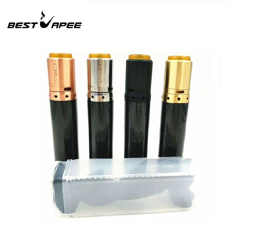 

Carbon fiber Kennedy Vindicator mod kit 1:1 26mm diameter 510 Mechanical Mod Fit 18650 20700 21700 Battery Vape pens mod Kits