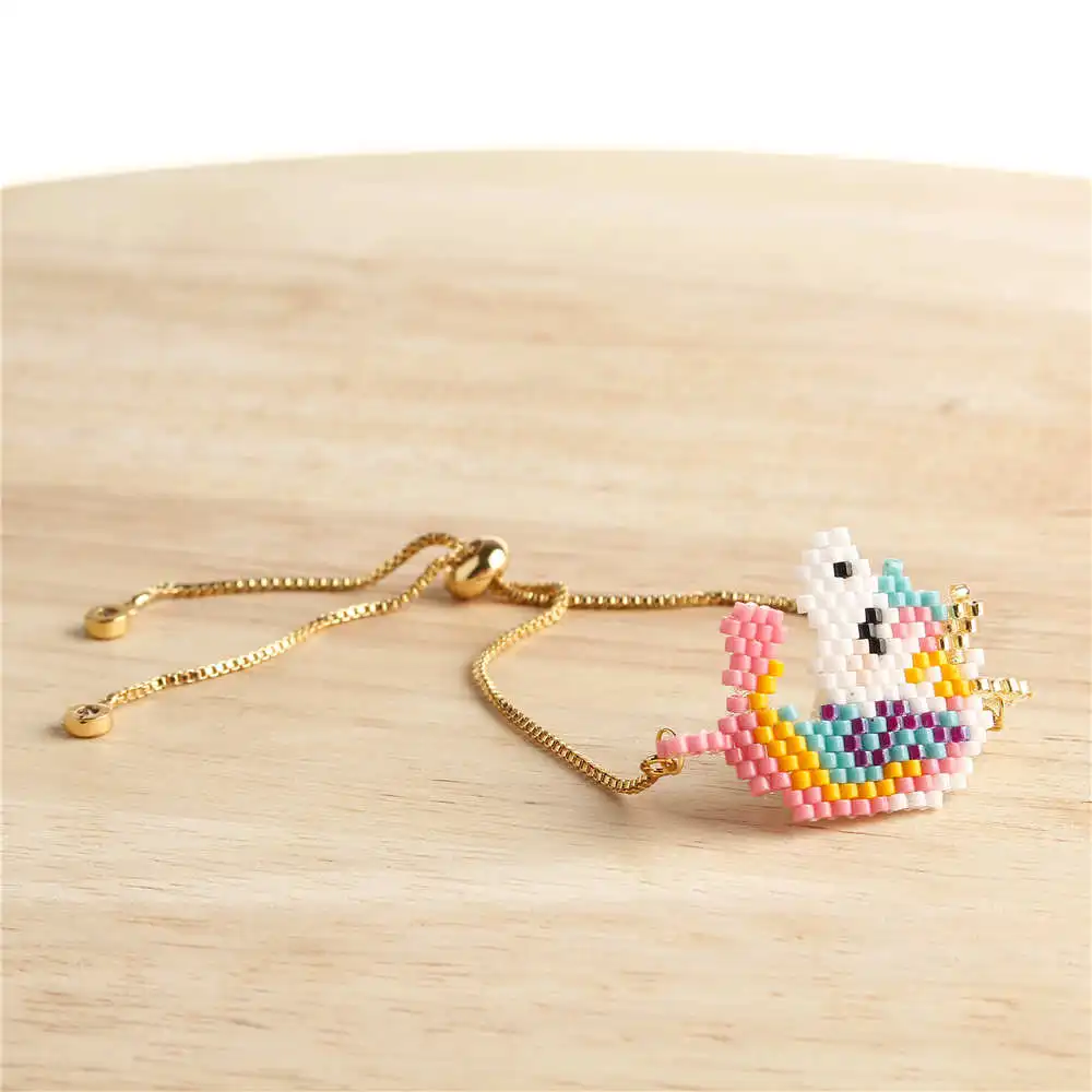 Go2boho Perles MIYUKI браслет лошадь Pulseras Mujer женские Бохо шикарные ювелирные изделия для девочек женские браслеты летняя золотая цепочка
