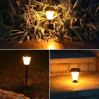 

Solar Power Lawn Pathways Lights Lighting Lamp Flame Lights Garden LED Flickering Path Light IP65 Waterproof Eco-Friendly