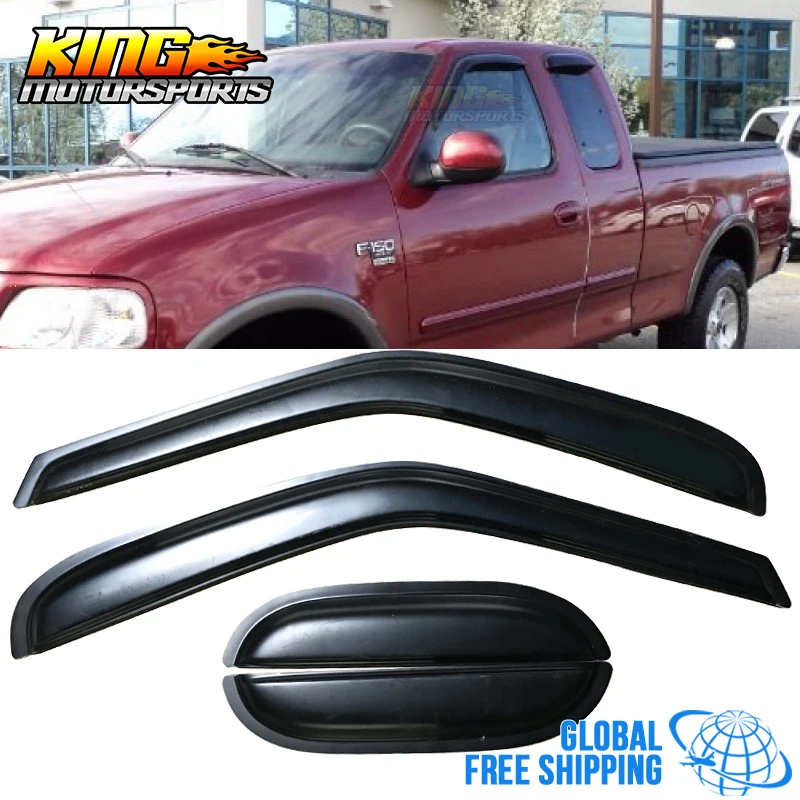 Акриловый оконный козырек для Ford F150 F250 подходит 97 03 4 шт. в комплекте глобальная