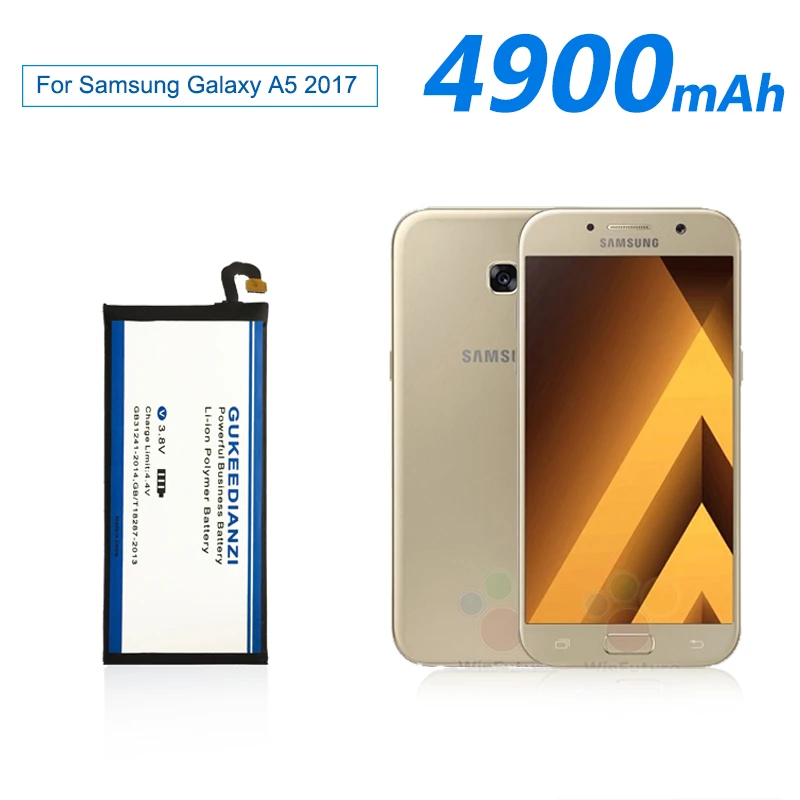 GUKEEDIANZI аккумулятор для samsung Galaxy A5() A520 A520F EB-BA520ABE 4900 мАч сменный аккумулятор