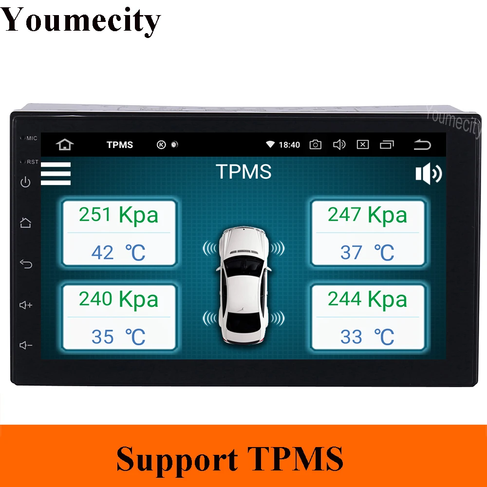 Flash Deal 7" 2Din 1024*600 Android 9.0 Car Tap PC Tablet 2 din Universal For Nissan GPS Navigation BT Radio Stereo Audio Player Multimedia 5