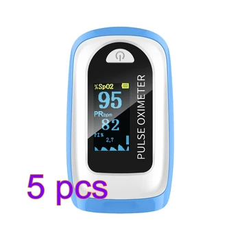 

5PCS Pulse Oximeter Fingertip Blood Pulse Oximeter Heart Rate Monitor Fingertip Pulse Oximeter Fast Ship within 24h